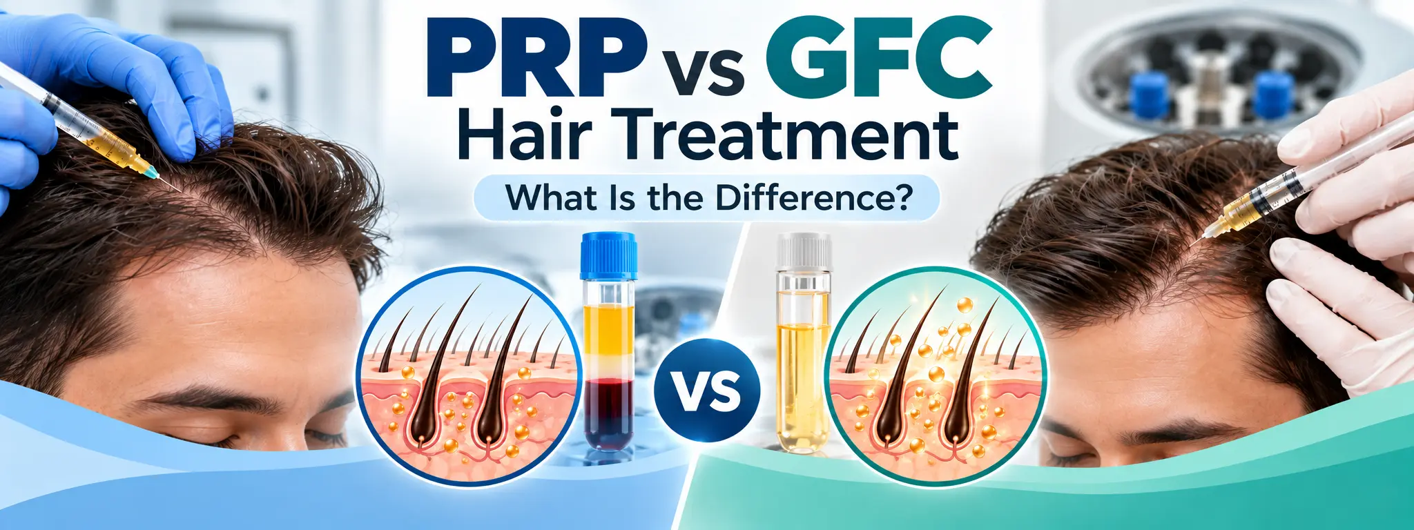 PRP vs GFC Hair Treatment: What Is the Difference